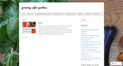 Desktop Screenshot of growingsafergardens.com
